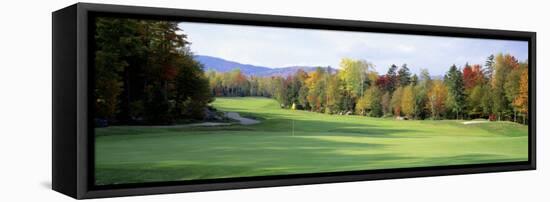 New England Golf Course New England, USA-null-Framed Stretched Canvas