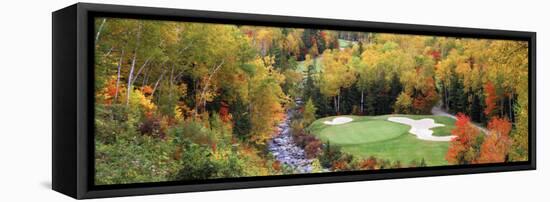 New England Golf Course New England, USA-null-Framed Stretched Canvas