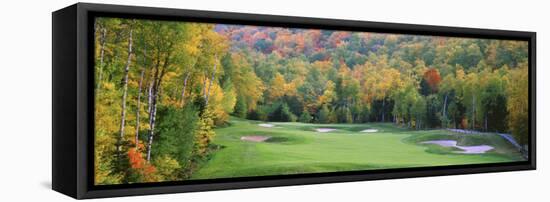 New England Golf Course New England, USA-null-Framed Stretched Canvas