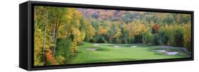 New England Golf Course New England, USA-null-Framed Stretched Canvas