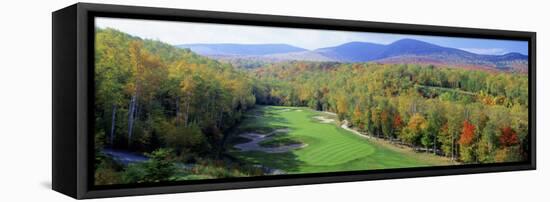 New England Golf Course New England, USA-null-Framed Stretched Canvas