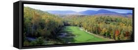New England Golf Course New England, USA-null-Framed Stretched Canvas