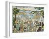 New England Harbour, c.1919-23-Maurice Brazil Prendergast-Framed Giclee Print