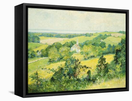 New England Hills, 1901-Robert William Vonnoh-Framed Stretched Canvas