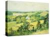 New England Hills-Robert William Vonnoh-Stretched Canvas