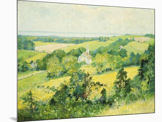 New England Hills-Robert William Vonnoh-Mounted Giclee Print