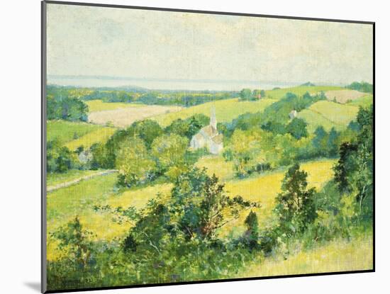 New England Hills-Robert William Vonnoh-Mounted Giclee Print