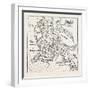 New England in 1660, United States of America. from Blaeu Theatre Du Monde, USA, 1870S-null-Framed Giclee Print