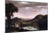 New England Landscape-Frederic Edwin Church-Mounted Art Print