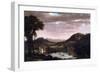 New England Landscape-Frederic Edwin Church-Framed Art Print
