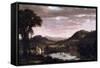 New England Landscape-Frederic Edwin Church-Framed Stretched Canvas