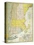 New England Map, C1775-null-Stretched Canvas