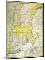 New England Map, C1775-null-Mounted Giclee Print