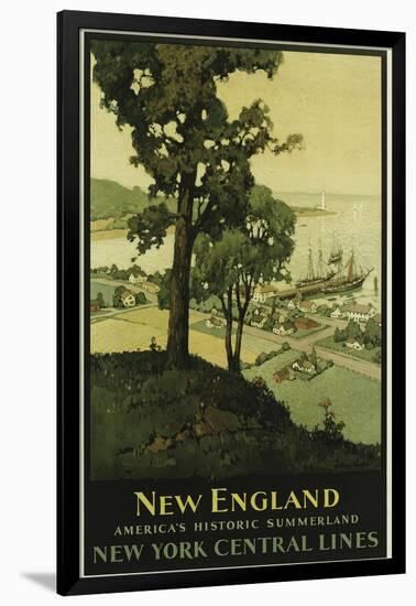 New England NY Central Lines-null-Framed Giclee Print