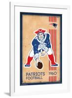 NEW ENGLAND PATRIOTS - RETRO LOGO 14-null-Framed Poster