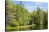 New England Pond Photo Print Poster-null-Stretched Canvas