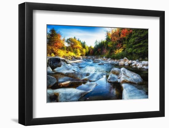 New England Rocky Creek-George Oze-Framed Photographic Print