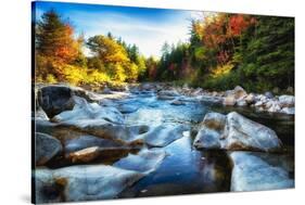 New England Rocky Creek-George Oze-Stretched Canvas