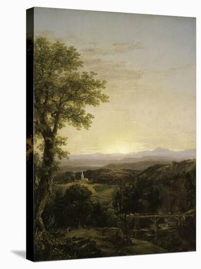 New England Scenery, 1839-Thomas Cole-Stretched Canvas