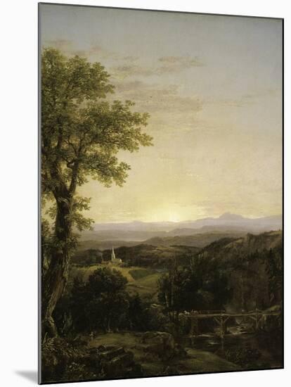 New England Scenery, 1839-Thomas Cole-Mounted Giclee Print