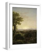 New England Scenery, 1839-Thomas Cole-Framed Giclee Print