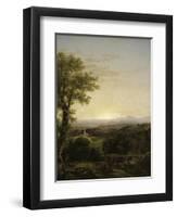 New England Scenery, 1839-Thomas Cole-Framed Giclee Print