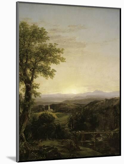 New England Scenery, 1839-Thomas Cole-Mounted Giclee Print