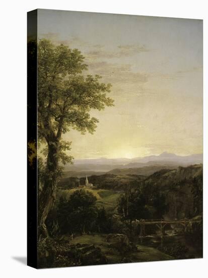 New England Scenery, 1839-Thomas Cole-Stretched Canvas