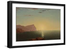 New England Sunrise, C.1863 (Oil on Canvas)-John Frederick Kensett-Framed Giclee Print