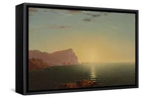 New England Sunrise, C.1863 (Oil on Canvas)-John Frederick Kensett-Framed Stretched Canvas