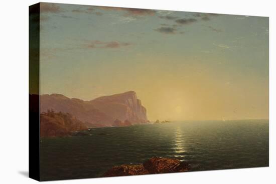 New England Sunrise, C.1863 (Oil on Canvas)-John Frederick Kensett-Stretched Canvas