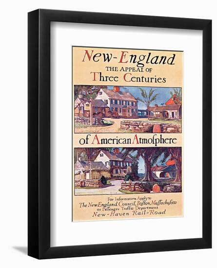 New England, The Appeal of Three Centuries of American Atmosphere-null-Framed Art Print