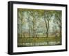 New England Village (Oil on Canvas)-Henry Ward Ranger-Framed Giclee Print