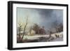 New England Winter-George Henry Durrie-Framed Giclee Print