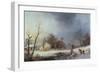 New England Winter-George Henry Durrie-Framed Giclee Print