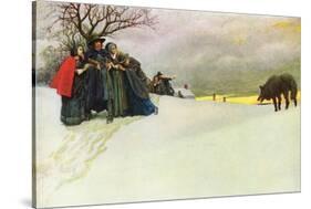 New England Witches-Howard Pyle-Stretched Canvas