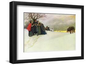 New England Witches-Howard Pyle-Framed Photographic Print