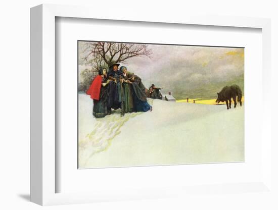 New England Witches-Howard Pyle-Framed Photographic Print