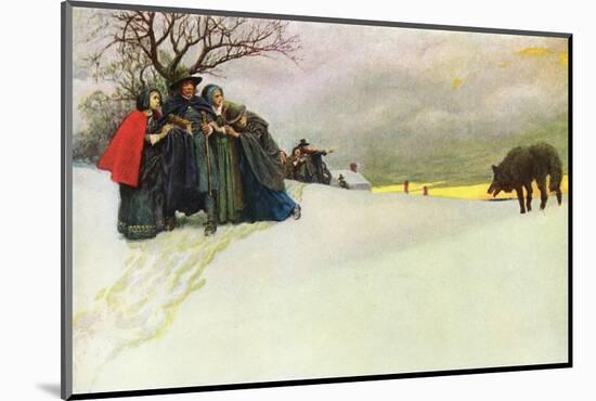 New England Witches-Howard Pyle-Mounted Photographic Print