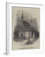 New English Church at Chamouni-null-Framed Giclee Print