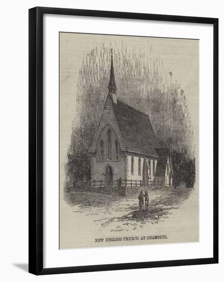 New English Church at Chamouni-null-Framed Giclee Print