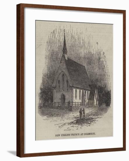 New English Church at Chamouni-null-Framed Giclee Print