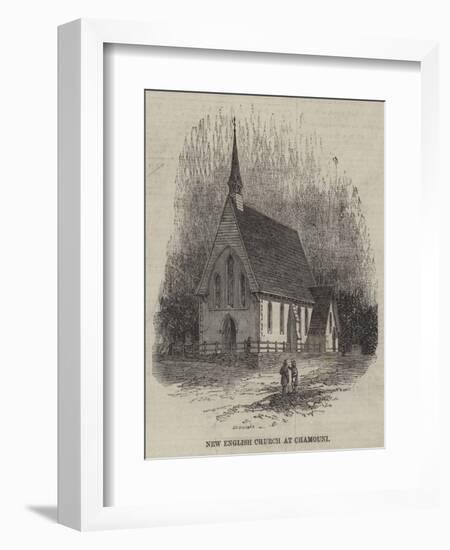 New English Church at Chamouni-null-Framed Giclee Print