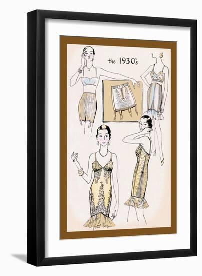 New Fabrics and Fit of the 1930-null-Framed Art Print