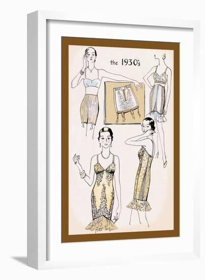 New Fabrics and Fit of the 1930-null-Framed Art Print