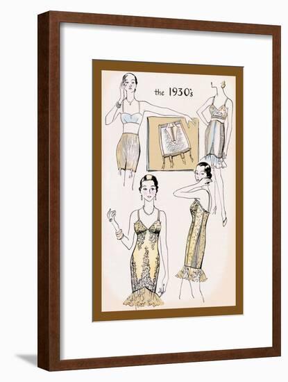 New Fabrics and Fit of the 1930-null-Framed Art Print