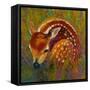 New Fawn-Marion Rose-Framed Stretched Canvas