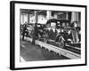 New Fiat Cars Sitting on the Assembly Line at the Fiat Auto Factory-Carl Mydans-Framed Photographic Print