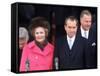 New First Lady Patricia Nixon with Her Husband, President Richard M. Nixon at His Inauguration-Henry Groskinsky-Framed Stretched Canvas