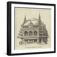 New Flemish Theatre at Brussels-null-Framed Giclee Print